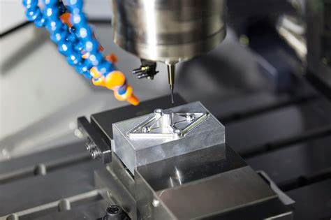 A CNC (Computer Numerical Control) machine automates precision machining tasks, enabling efficient production of complex parts with high accuracy and repeatability.